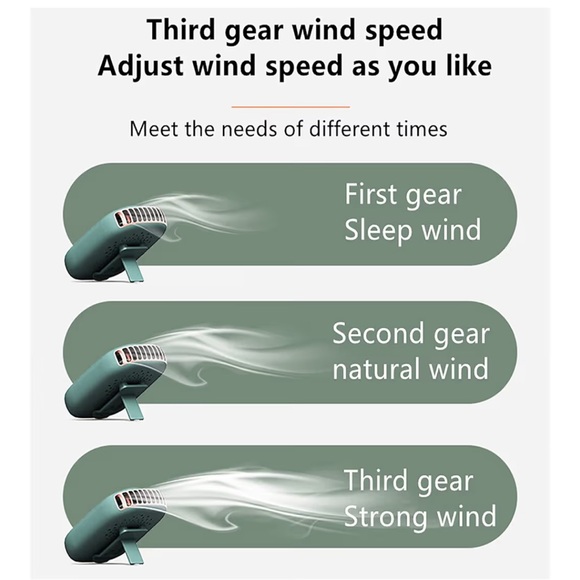 Mini Wearable Hanging Neck Fan - Picture 4 of 9